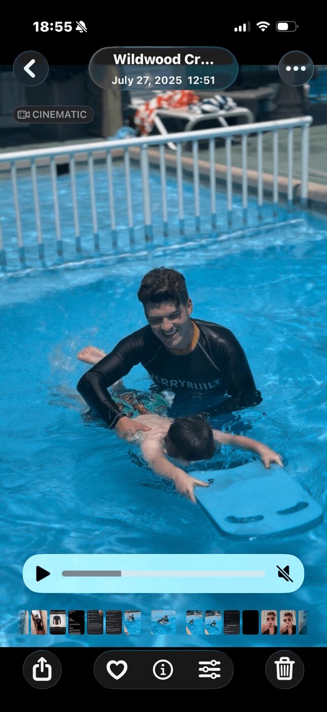 Coach Jerry at the pool